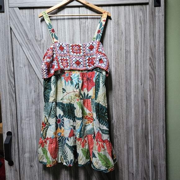 Farm Rio Crochet Mini Dress - Picture 4 of 16